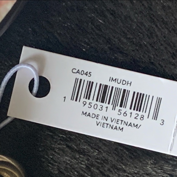 NEW! COACH Mirror Keychain / Bag Charm, Ditsy Print w/ Dogleash Clip, NWT! - Picture 6 of 13